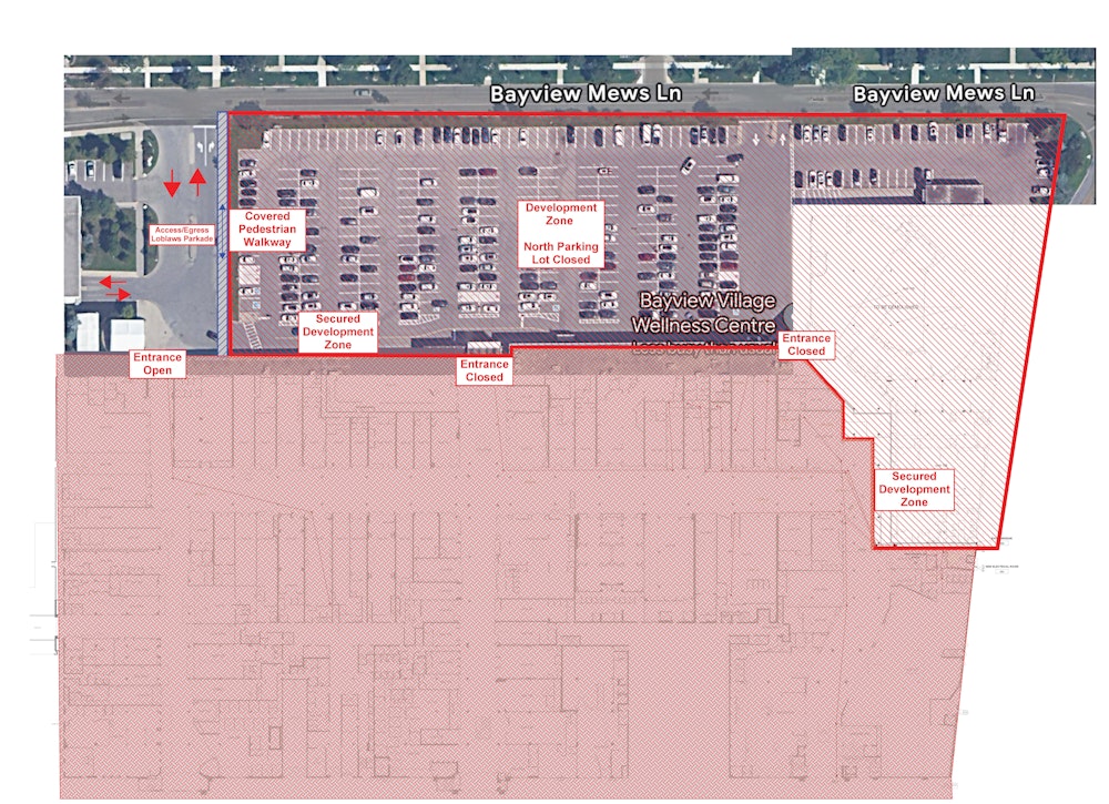 Bayview North Construction Zone